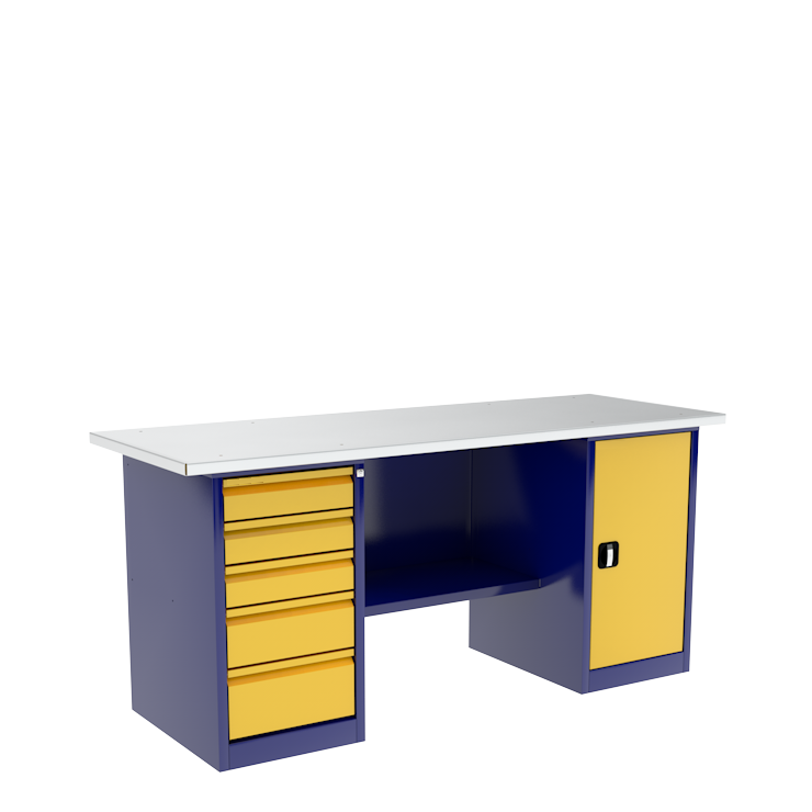 Верстак с тумбой и драйвером ВП-4Т/1,9 купить в Казани Верстак с тумбой и драйвером ВП-4Т/1,9 купить в Казани