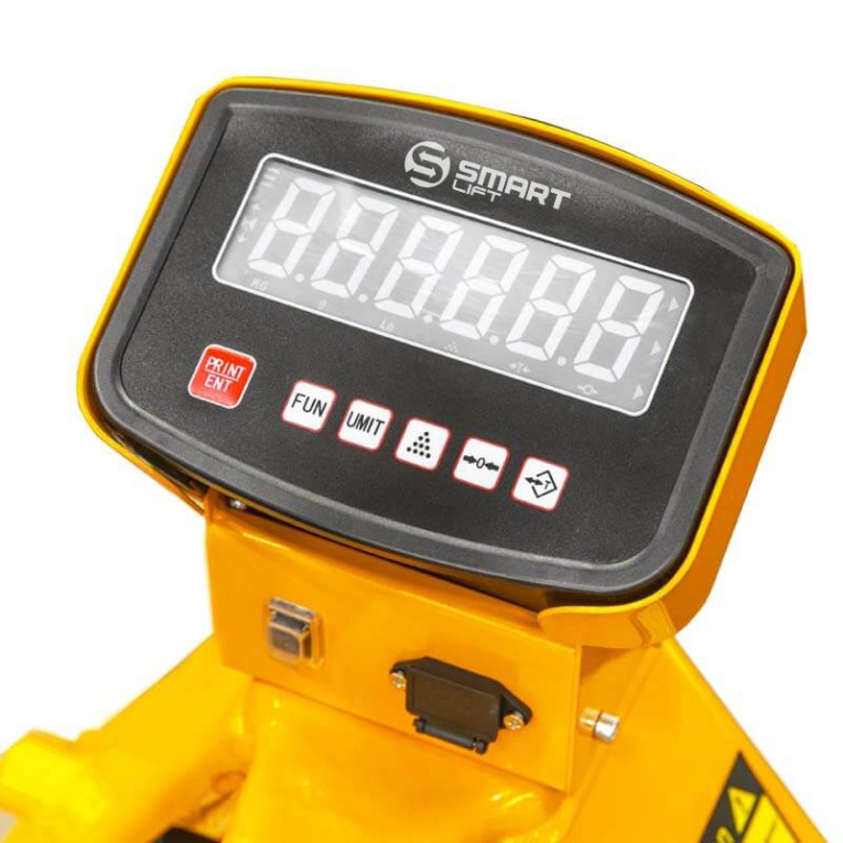 Гидравлическая тележка с весами BFC20 (г/п 2000 кг, вилы 1150x570 мм, RDP) SMARTLIFT (SMART) купить в Казани Гидравлическая тележка с весами BFC20 (г/п 2000 кг, вилы 1150x570 мм, RDP) SMARTLIFT (SMART) купить в Казани
