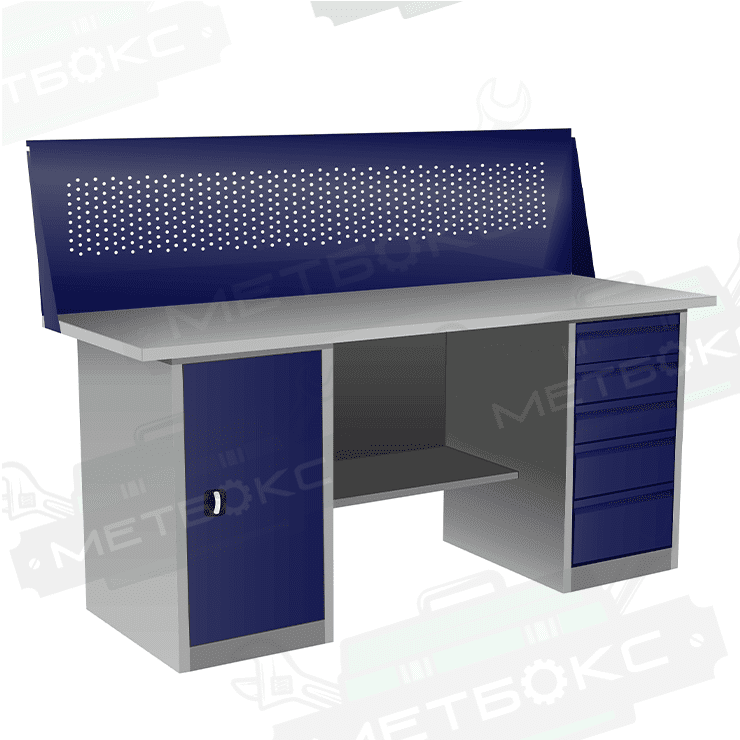 Верстак с тумбой и драйвером ВП-4Т/1,9 с экраном купить в Казани Верстак с тумбой и драйвером ВП-4Т/1,9 с экраном купить в Казани