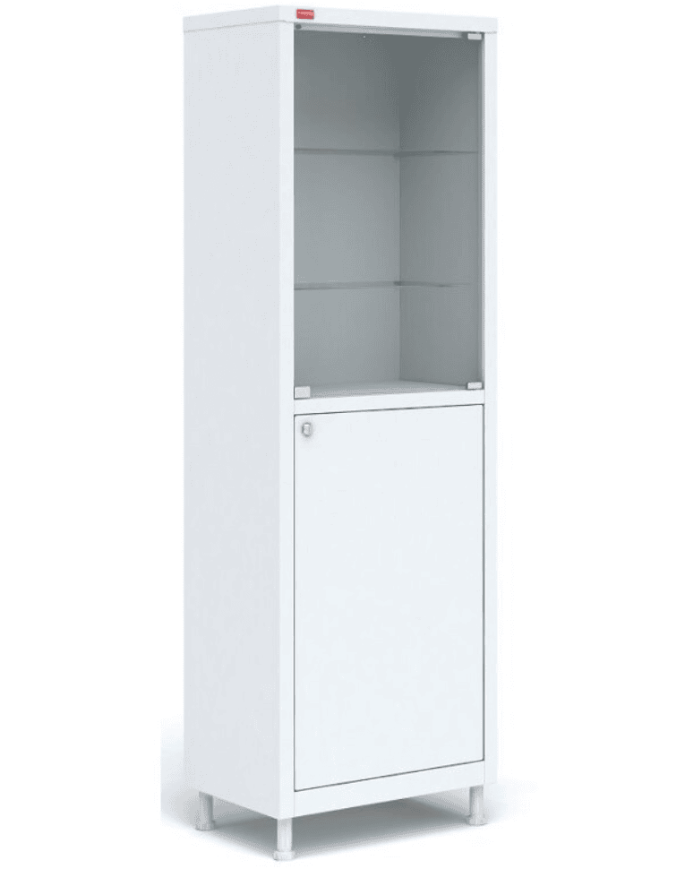 Металлический медицинский шкаф М1 165.50.32 C купить в Казани