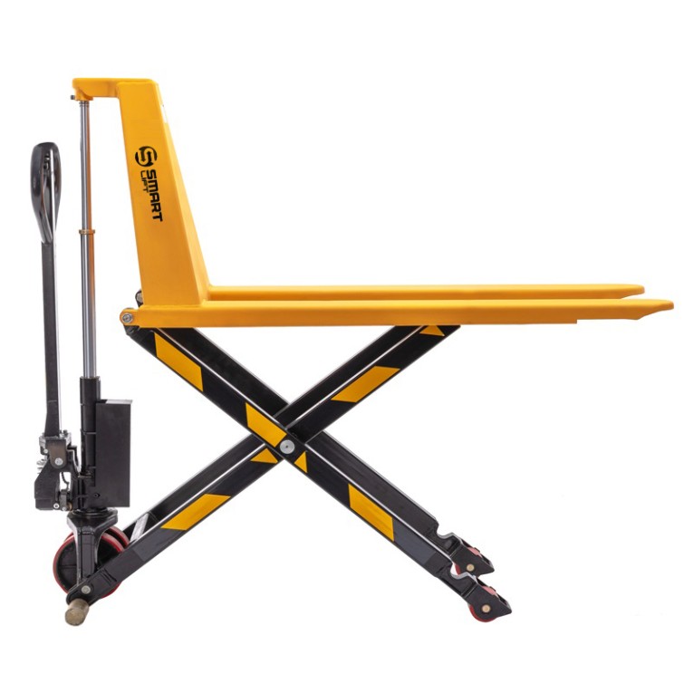 Гидравлическая тележка (рохля) SD-HL (HLT10, г/п 1000 кг, вилы 1150x550 мм, высокоподъемная 800 мм) SMARTLIFT (SMART) купить в Казани