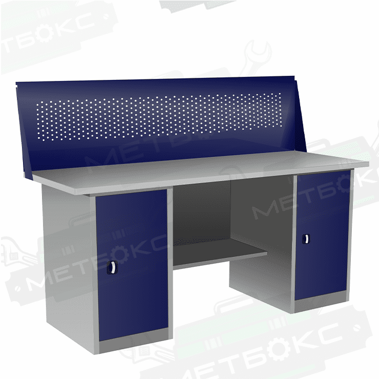 Верстак двухтумбовый ВП-5/1,9 с экраном купить в Казани