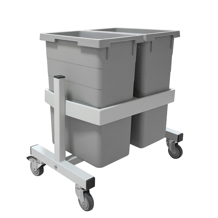 Подкатная подставка держатель для 2-х контейнеров Gresson ПДК-2 купить в Казани