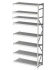 Дополнительная секция MS Profi 2500x900x800 8 полок