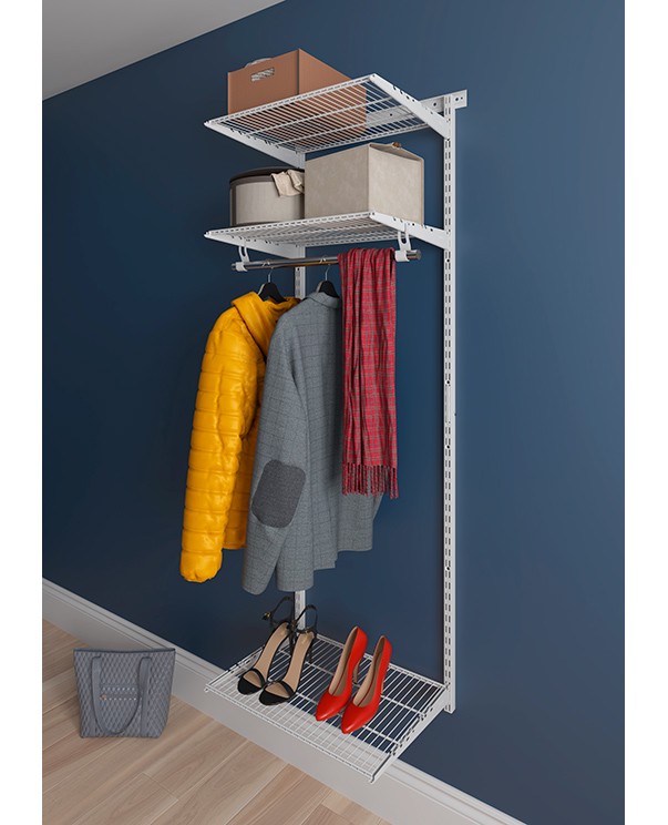 Гардеробная система Практик Home Basic G60 белая купить в Казани