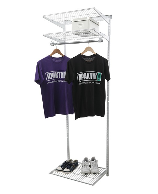 Гардеробная система Практик Home Basic G60 белая купить в Казани