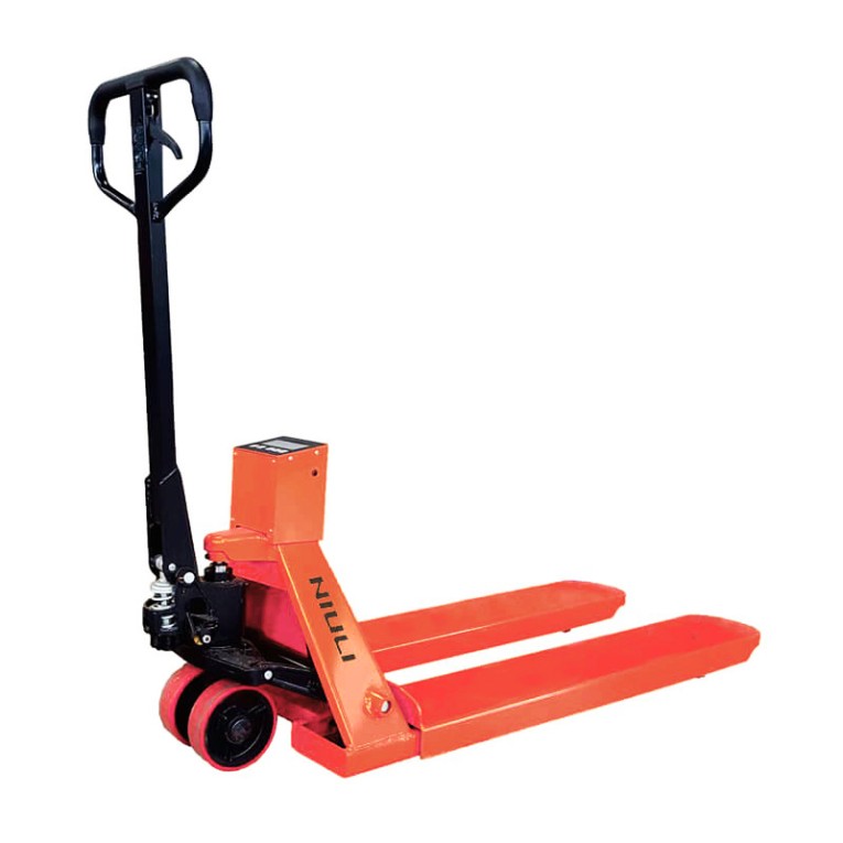 Гидравлическая рохля с весами CBY-I 2000 PDP (г/п 2000 кг, вилы 1150x550 мм) NIULI купить в Казани