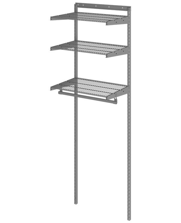 Гардеробная система Практик Home Basic G60 графит купить в Казани