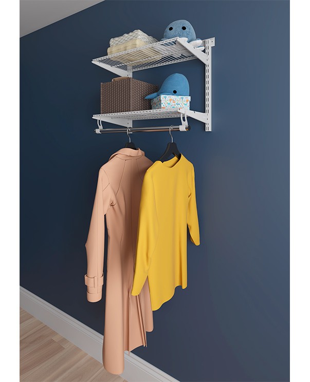 Гардеробная система Практик Home Basic G60S белая купить в Казани