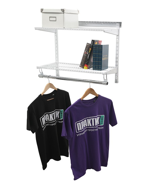 Гардеробная система Практик Home Basic G60S белая купить в Казани