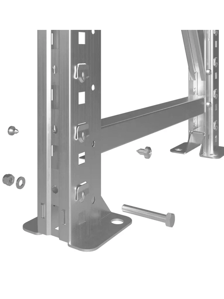 Стеллаж MS U 3000x700x400 3 полки (200 кг, металл) купить в Казани