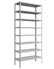 Стеллаж MS Strong 2550х1200х400 8 полок