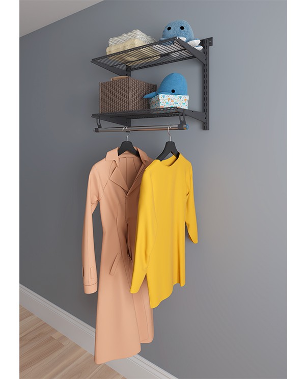 Гардеробная система Практик Home Basic G60S графит купить в Казани Гардеробная система Практик Home Basic G60S графит купить в Казани