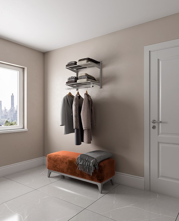 Гардеробная система Практик Home Basic G60S графит купить в Казани Гардеробная система Практик Home Basic G60S графит купить в Казани