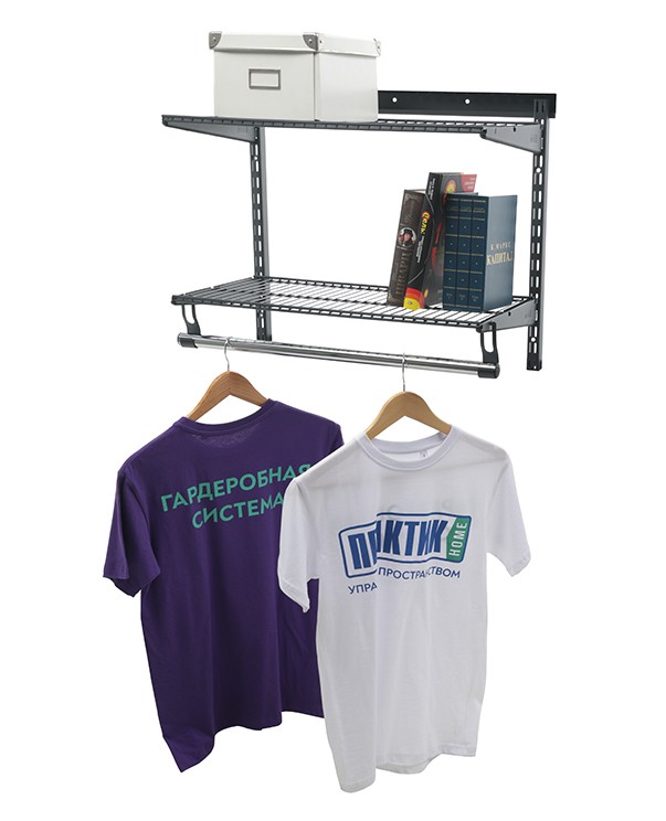 Гардеробная система Практик Home Basic G60S графит купить в Казани Гардеробная система Практик Home Basic G60S графит купить в Казани