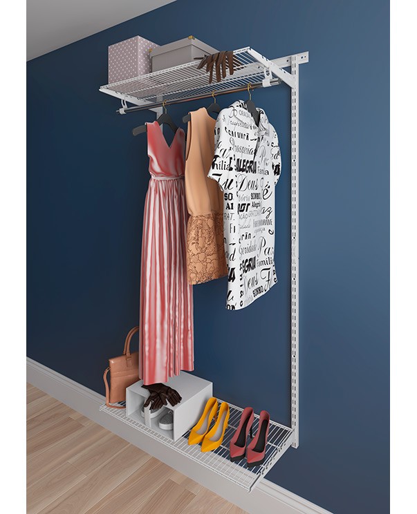 Гардеробная система Практик Home Basic G90 белая купить в Казани Гардеробная система Практик Home Basic G90 белая купить в Казани