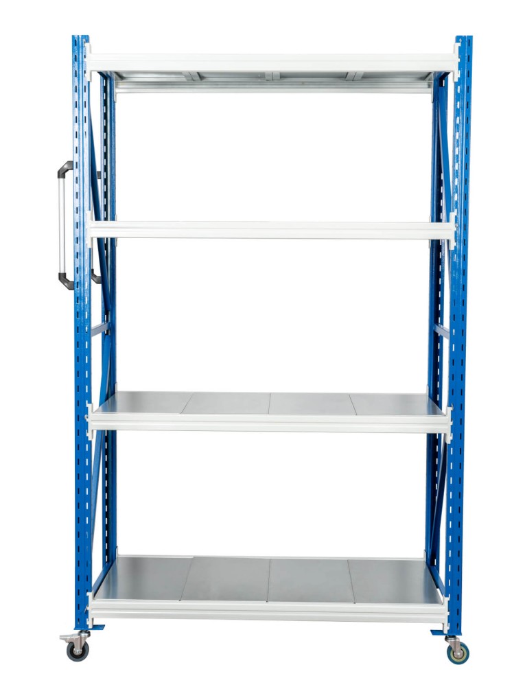 Стеллаж мобильный БиКом СТ-4 250x90x60 4 полки купить в Казани