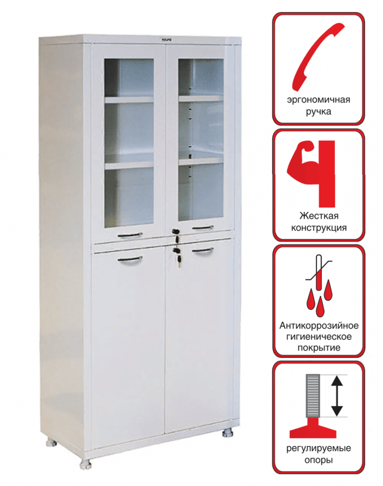 Медицинский шкаф HILFE МД 2 1780 R купить в Казани