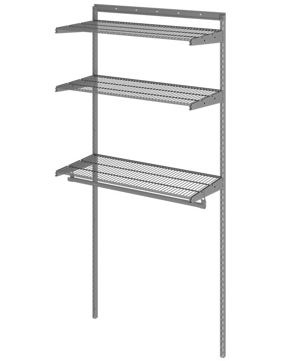 Гардеробная система Практик Home Basic G90 графит купить в Казани