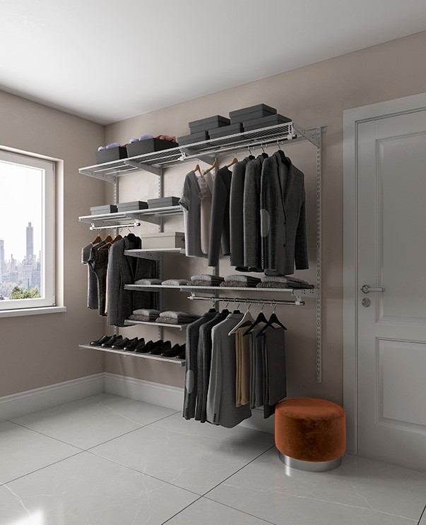 Гардеробная система Практик Home Max G210 белая купить в Казани Гардеробная система Практик Home Max G210 белая купить в Казани