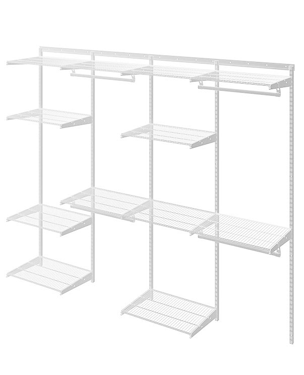 Гардеробная система Практик Home Max G240 белая купить в Казани