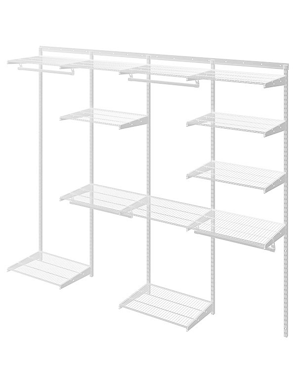 Гардеробная система Практик Home Max G240 белая купить в Казани