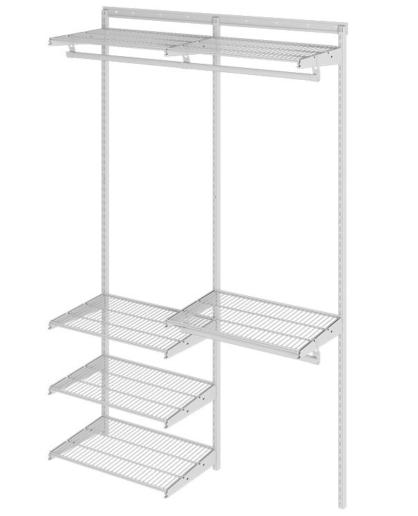 Гардеробная система Практик Home Optima G120 белая купить в Казани