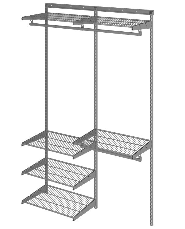 Гардеробная система Практик Home Optima G120 графит купить в Казани
