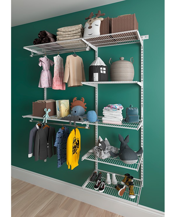 Гардеробная система Практик Home Optima G150 белая купить в Казани