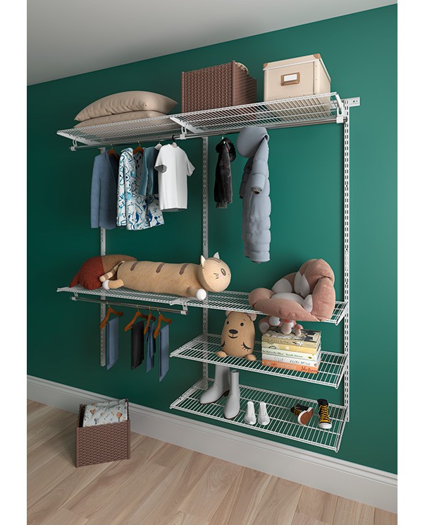 Гардеробная система Практик Home Optima G180 белая купить в Казани