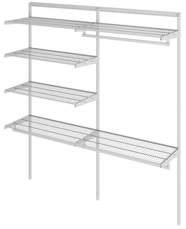 Гардеробная система Практик Home Optima G180 белая купить в Казани