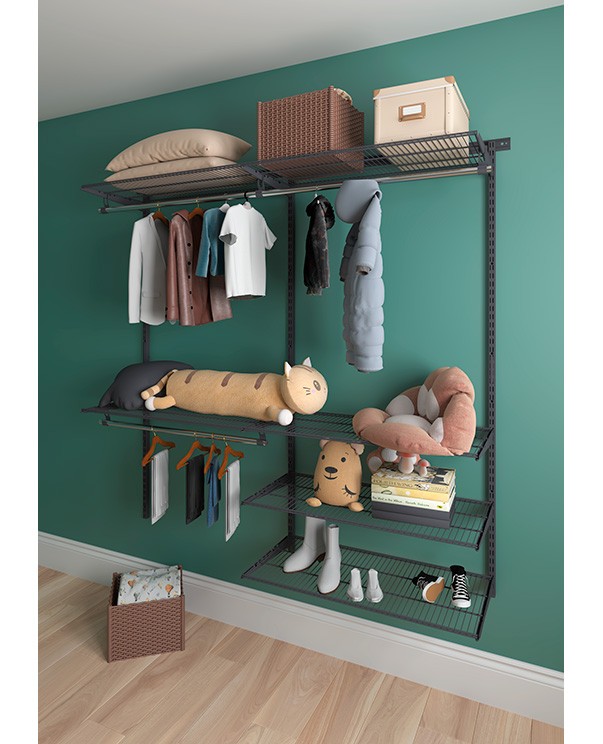 Гардеробная система Практик Home Optima G180 графит купить в Казани