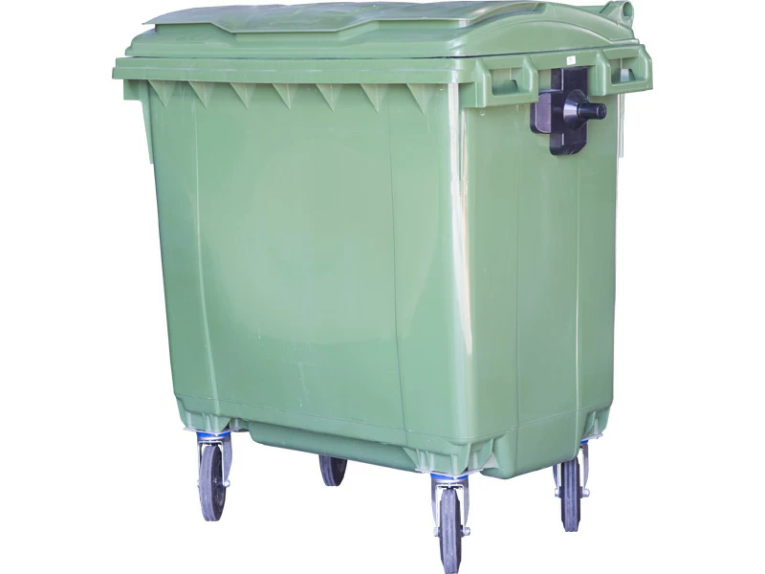 Мусорный контейнер 770л. зелёный купить в Казани