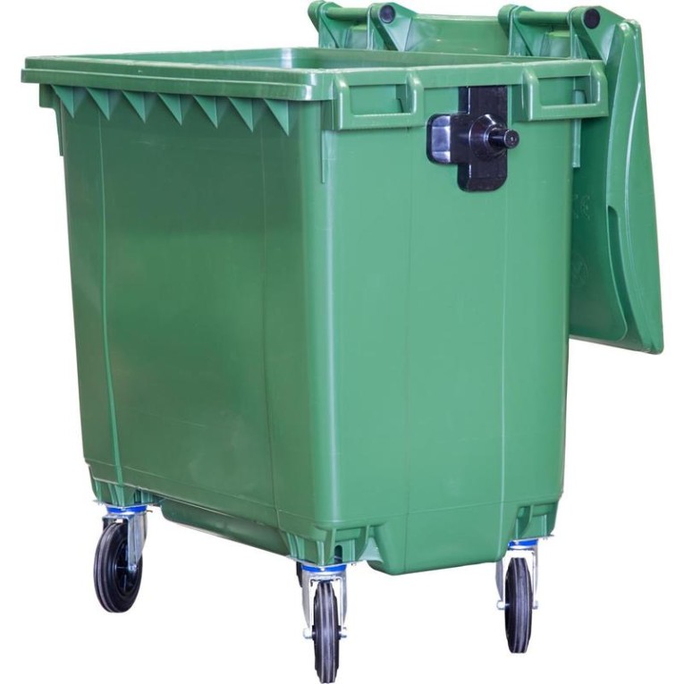 Мусорный контейнер 770л. зелёный купить в Казани