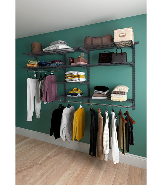 Гардеробная система Практик Home Optima G240 графит купить в Казани