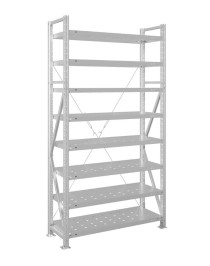 Стеллаж MS U 2000x1200x400 8 полок (350 кг, перф)