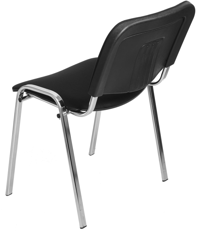 Стул Изо (черная ткань, хром) купить в Казани