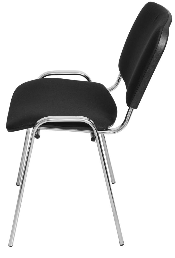 Стул Изо (черная ткань, хром) купить в Казани