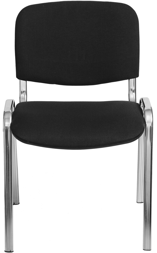Стул Изо (черная ткань, хром) купить в Казани