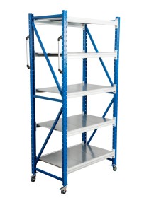 Стеллаж мобильный БиКом СТ-4 200x90x70 5 полок