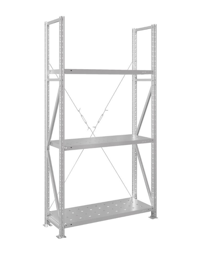 Стеллаж MS U 2000x700x800 3 полки (400 кг, перф) купить в Казани