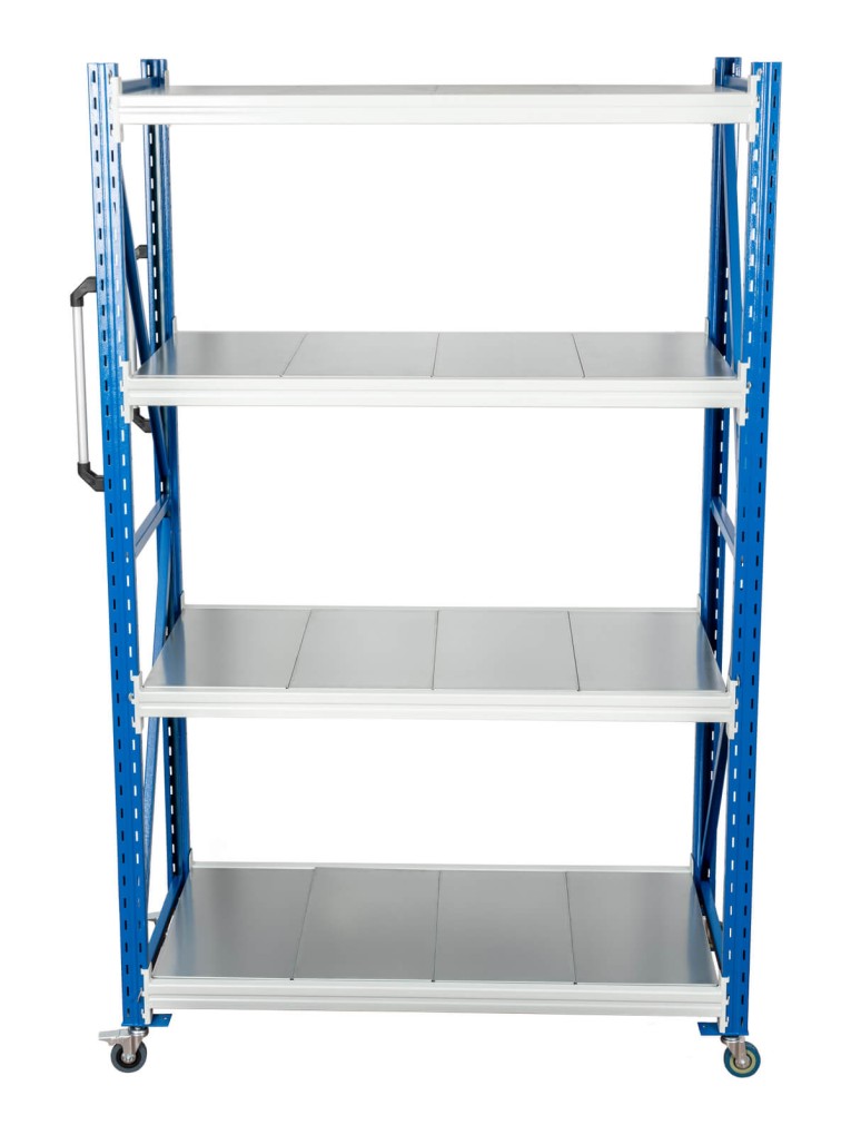 Стеллаж мобильный БиКом СТ-4 200x90x40 4 полки купить в Казани Стеллаж мобильный БиКом СТ-4 200x90x40 4 полки купить в Казани