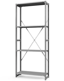 Стеллаж ТСУ 2000x700x800 4 полки (150 кг, металл) Стеллаж ТСУ 2000x700x800 4 полки (150 кг, металл)