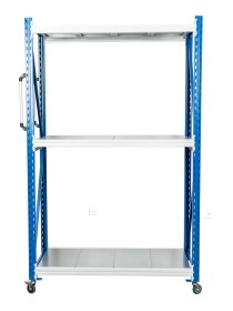 Стеллаж мобильный БиКом СТ-4 200x120x90 3 полки Стеллаж мобильный БиКом СТ-4 200x120x90 3 полки