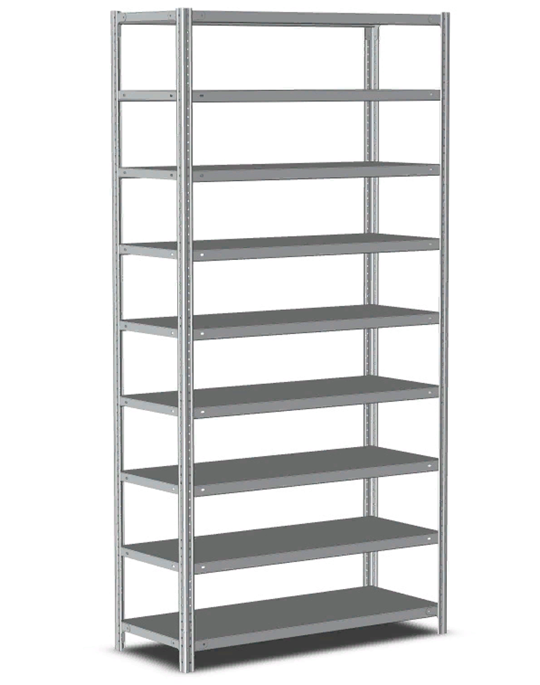 Стеллаж металлический Титан МС-500 1200х1500х500 9 полок купить в Казани