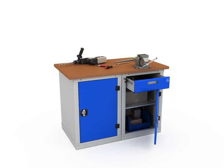 Верстак двухтумбовый WOKER PRO 2102.1200 купить в Казани