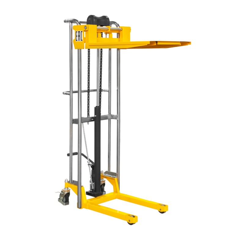 Ручной гидравлический штабелер PJ4150 (400 кг; 1,5 м; с вилами и площадкой) SMARTLIFT (SMART) купить в Казани