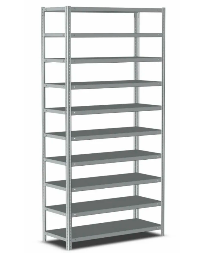 Стеллаж металлический Титан МС-500 1000х1200х600 10 полок купить в Казани Стеллаж металлический Титан МС-500 1000х1200х600 10 полок купить в Казани