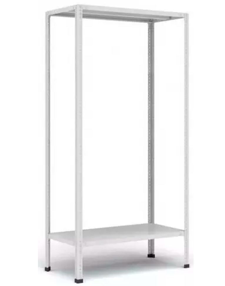 Стеллаж металлический Титан МС-500 2200х1500х300 2 полки купить в Казани Стеллаж металлический Титан МС-500 2200х1500х300 2 полки купить в Казани