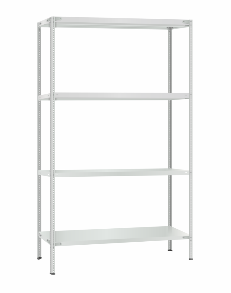 Стеллаж металлический Титан МС-500 2400х1200х300 4 полки купить в Казани Стеллаж металлический Титан МС-500 2400х1200х300 4 полки купить в Казани